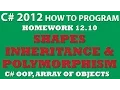 C Programming Challenge 12 10 Shape Inheritance Hierarchy