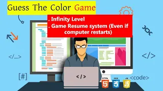 Fun Game in HTML CSS Javascript Guess the color Game in Javascript