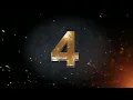 5 Second Countdown Timer in Fire with Sound Effect NO COPYRIGHT ANIMETION
