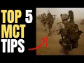 Top 5 MCT tips from a Combat Instructor