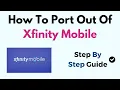 How To Port Out Of Xfinity Mobile