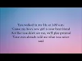 Machine Gun Kelly - My ex's best friend ft. Blackbear (LYRICS)