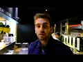 Lagu Chef Seppe Dezeure presents his Dorade dish at restaurant Zappaz in Leuven, Belgium, filmed 4K