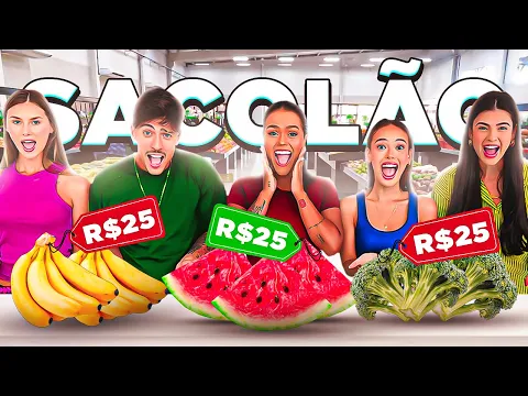 TODA COMIDA DE SACOLÃO QUE VOCÊ COMER EU VOU PAGAR!!! (ÀS CEGAS)