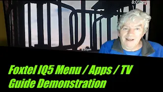 Foxtel IQ5 Menu Apps and Programs Demonstration