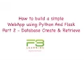 Develop WebApp With Python And Flask - Part 2