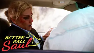 kim crashes her car fall better call saul
