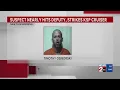 Suspect nearly hits deputy strikes KSP cruiser