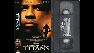 opening to remember the titans us vhs 2001 