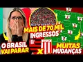 Download Lagu 70 MIL no MARACANÃ 😱 ANTIS em CHOQUE com TORCIDA do MENGÃO! 😱 MUDANÇA de ÚLTIMA HORA no FLAMENGO