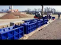 Blue Molds - 6 easy steps on how to produce concrete interlocking blocks