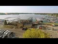Waterside dining at Wolfies Grill in Noblesville Indiana