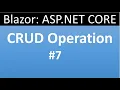 ASP NET CORE Blazor Tutorial for beginners 7 - CRUD operation Part-1