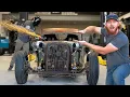 Is This Even Legal? I Cut In Half My 1940s Abandoned Ford RatRod￼￼!