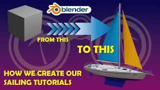 How Our Sailing Lessons Are Made (Blender 3D Workflow)