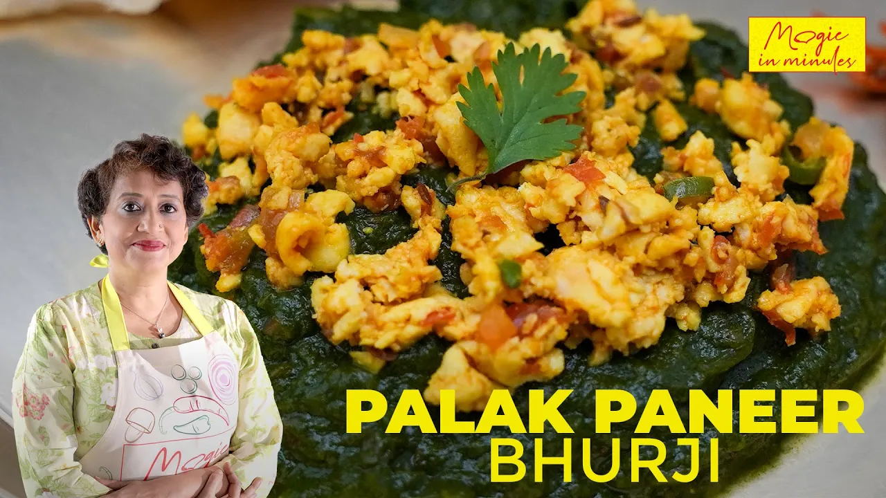 Home Style Palak Paneer Bhurji   Paneer Recipes #paneer #palakpaneer #palakpaneertwist #easy #tasty
