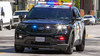 Rumbler LASD West Hollywood Units Responding Code 3