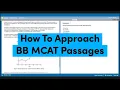How To Approach Biology and Biochemistry Passages on The MCAT MCAT Strategy