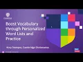 Boost Vocabulary through Personalized Word Lists and Practice with Kory Stamper