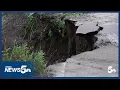 Heavy rain causes road damage closures on Colorado Springs west side after dry summer