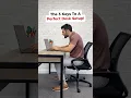 The 3 Keys to a Perfect Desk Setup to reduce headaches, neck stiffness, brain fog, etc. #desksetup