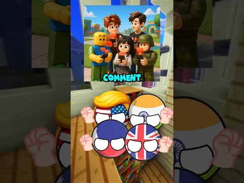 3 countries that like to play Roblox the most #countryballs #brainrot #roblox