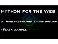 Python for the Web 2 - Web programming with Python
