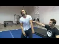 Scarlett Johansson and Sebastian Stan training for Captain America Winter Soldier