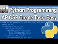 AP Computer Science Principles - Create Task