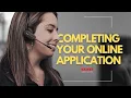 Online Application Walk Through