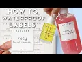 How to Make Product Labels - Waterproof Scratch Resistant