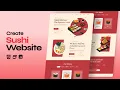 Build a Responsive Sushi Website From Scratch HTML CSS JavaScript