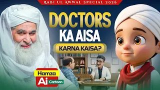 Doctors Ka Aisa Karna Kaisa? | Maulana Ilyas Qadri Ka Behtren Jawab | Hamza AI Cartoon