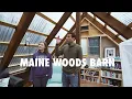 Timber frame greenhouse barn tour