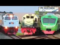Download Lagu TOP RAMAINYA KERETA API DI STASIUN PLABUAN PANTAI UTARA! Spesial Lokomotif Vintage \u0026 Kereta Inspeksi