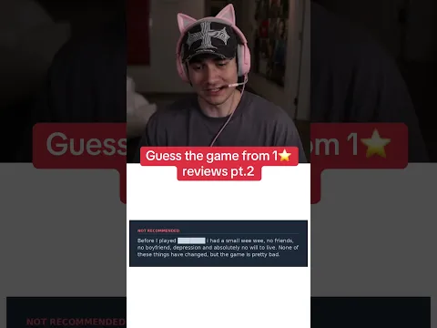 Guess the game from 1⭐️ reviews pt.2 #austyn #autsyn
