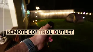 Outdoor Remote Control Outlet