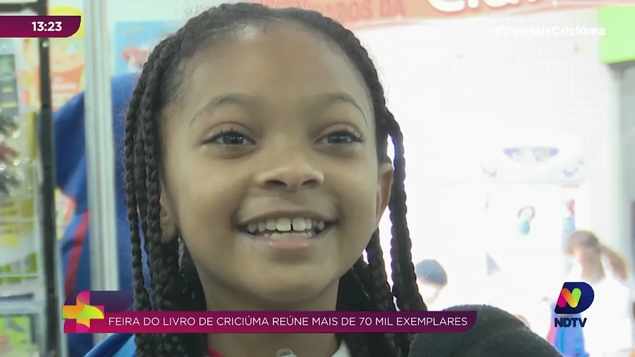 Feira do Livro em Criciúma destaque em atrações culturais e mais de 70 mil exemplares disponíveis