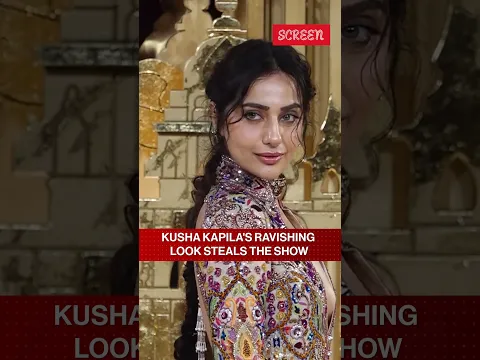 Kusha Kapila Is Ravishing At Abu Jani Sandeep Khosla's 40 Years | Screen | #shorts
