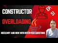 Constructor overloading Interview Question static block init block