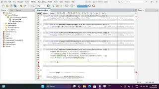 Simple Calculator GUI using JAVA in NetBeans