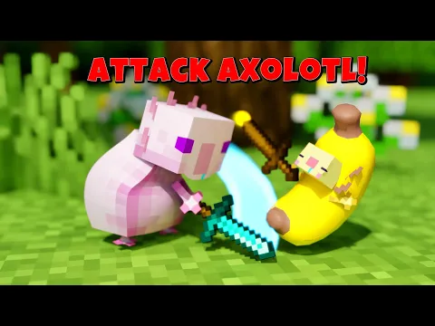 Attack the Axolotl !!! \u0026 MINECRAFT best funny anime compilation!?