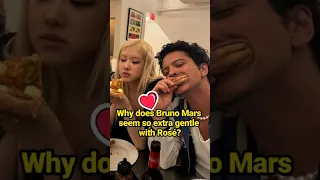Why Does Bruno Mars Seem So Extra Gentle With Rosé Celebrity BrunoMars Rosé 