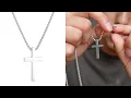 XXMAYSTER Stainless Steel Silver Cross Necklace for Men Review