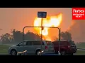 WATCH Massive Flames Rise After Natural Gas Tank Explodes In Glenpool Oklahoma