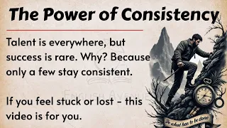 Be Consistent Change Your Life Improve Your English Fluency English Listening Practice 