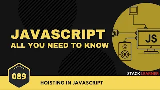 089 Hoisting in Javascript JS All You Need To Know JS Bangla Tutorials