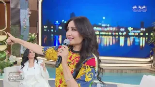 معكم منى الشاذلي عشان خاطر الجمهور لطيفة غنت أغنية ياسيدي مسي علينا 