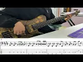 Aimyon(아이묭) - While listening to your dreams, I'm weaving funny ideas! [Bass Tab/ベース TAB譜]