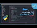 Create Your Own Code Editor Using PyQt5 - Refactoring File Manager and Adding Context Menu